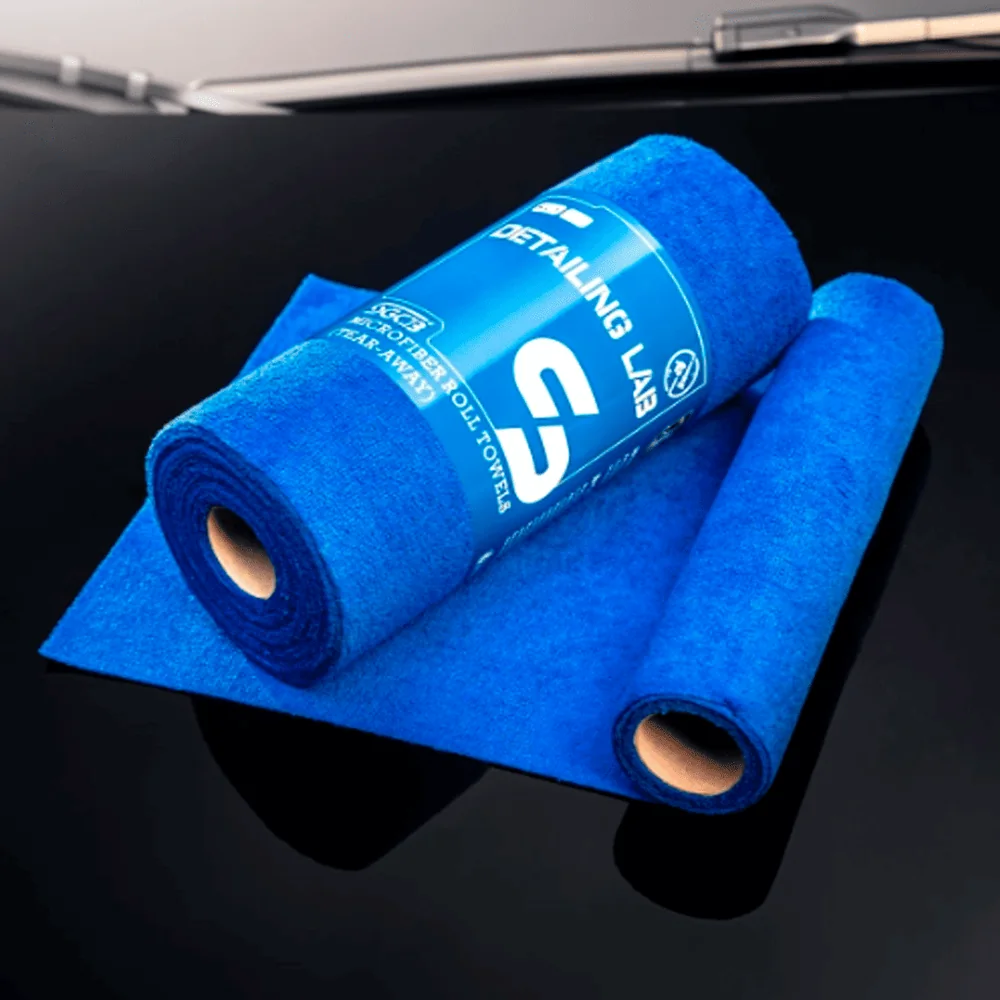 Toalha de Microfibra em Rolo 200GSM 30x30cm 45 Unidades Azul · foto 2