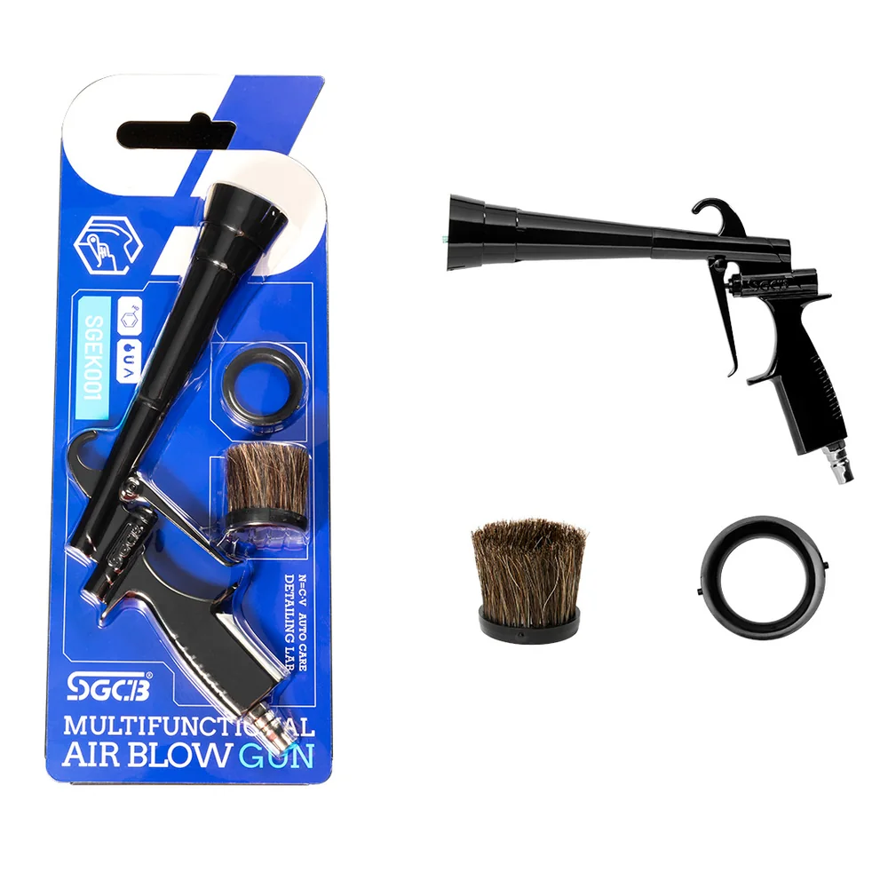 Pistola de Ar Comprimido Com Escova para Limpeza