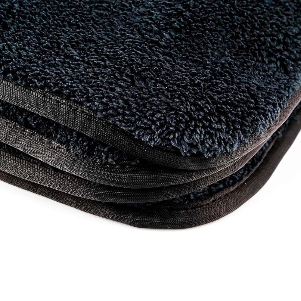 Toalha de Microfibra Veludo Preta 40x40cm 1200gsm · foto 2