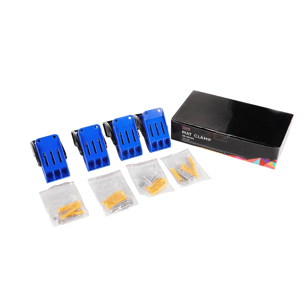 Kit Ganchos Para Tapete 4 Unidades Mat Clamp